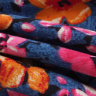 Платье "Летний блюз" ДПБ837001н малиновые цветы на джинсе+ярко-розовый